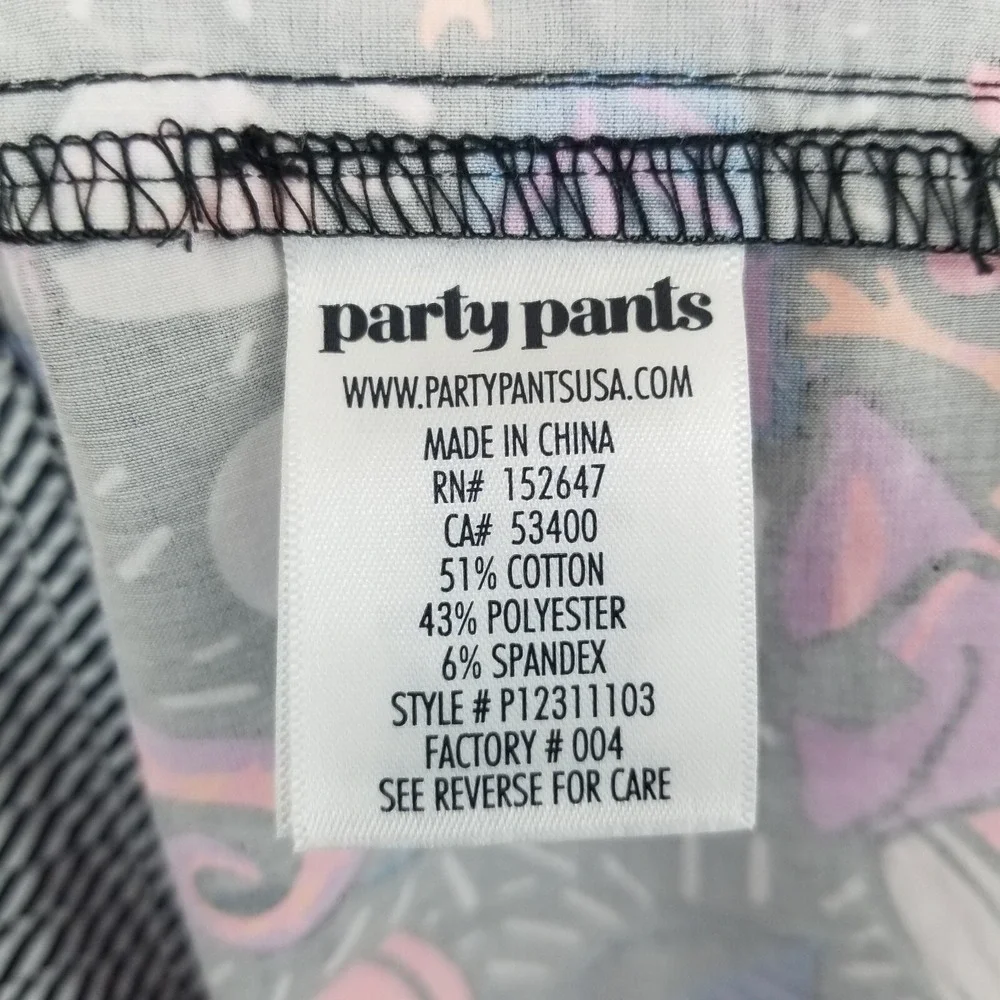Party Pants USA Men's Swim Trunks Karma Chameleon Short X-Large NWT Multicolor